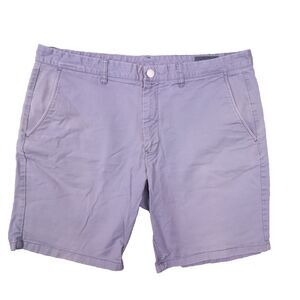 Bonobos Men's Blue Grey Flat Front Chino Shorts size‎ 38 9" Inseam Golf